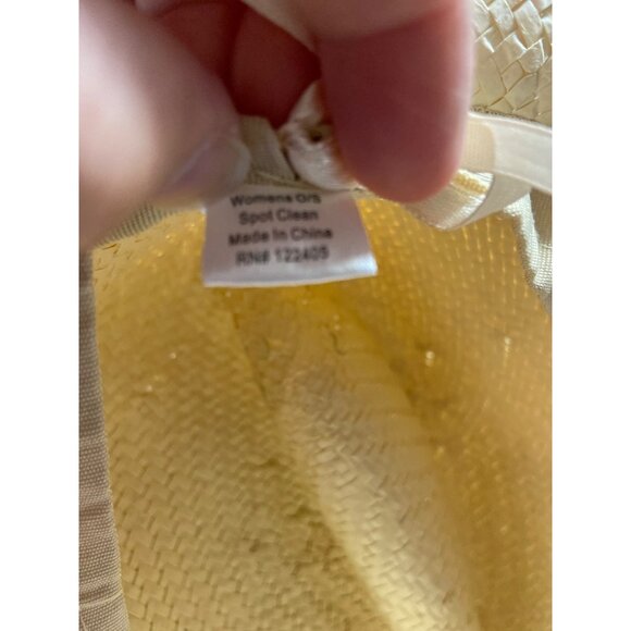 San Diego Hat Company Straw Fedora | Natural Woven Wide Brim Summer Sun Hat - Picture 6 of 8